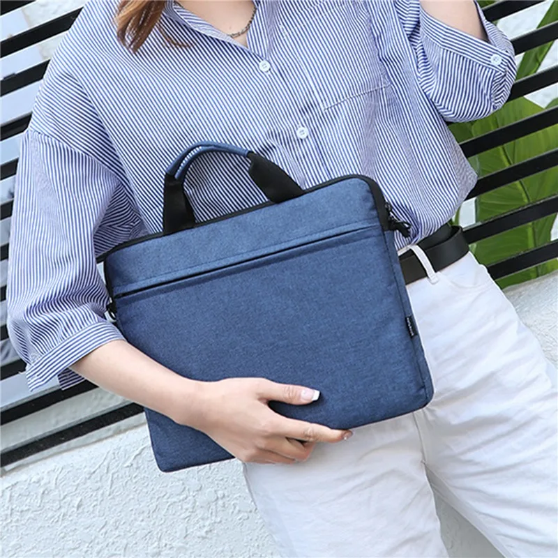 New Briefcase Laptop Bag Portable Handbag Shoulder Bag Women Men