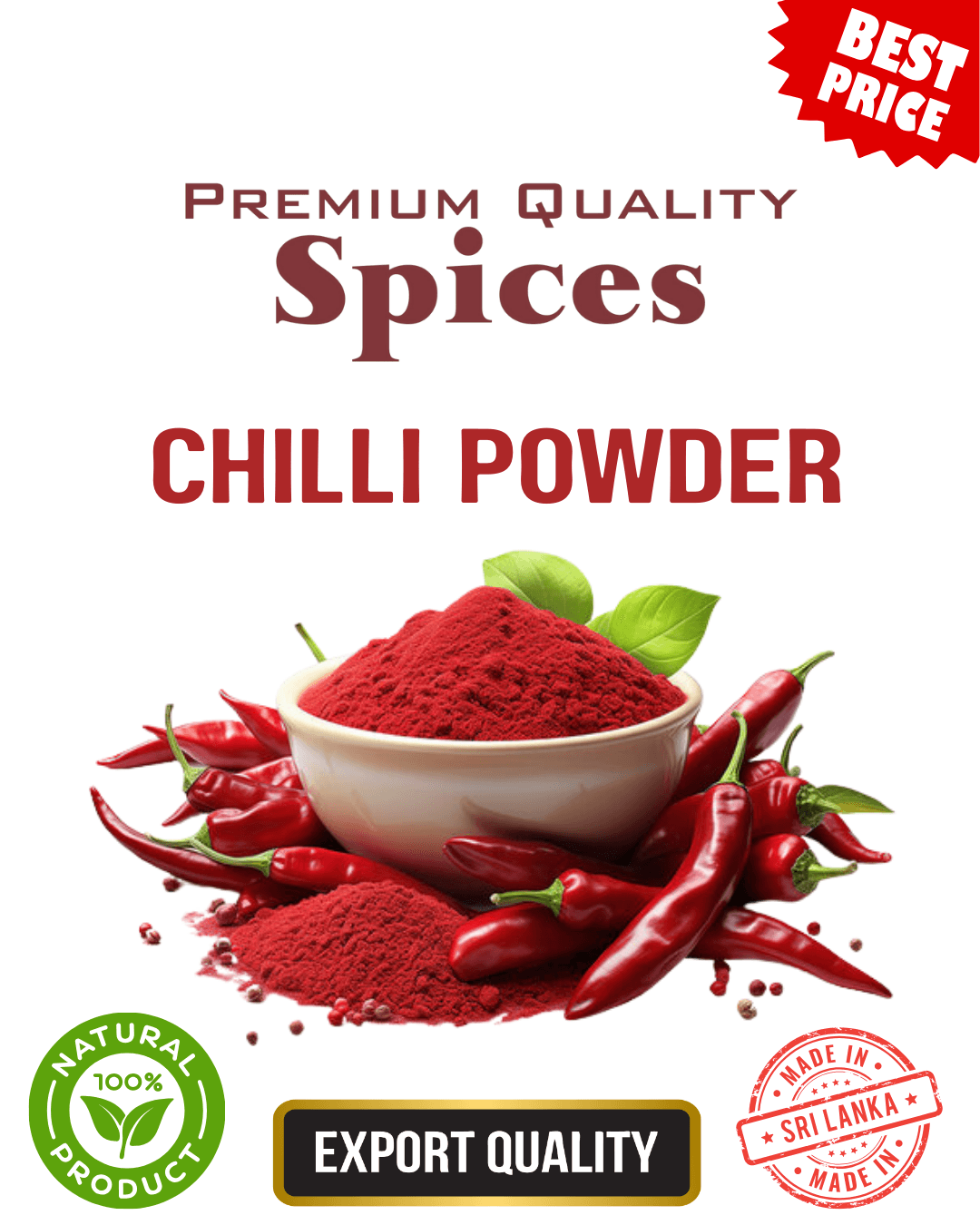 Leo’s Chilli Powder (Premium Quality)
